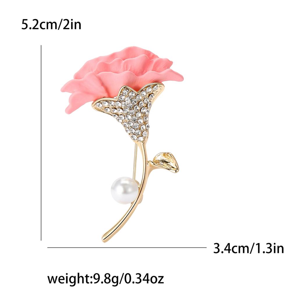 Корейская мода свежая жемчужина гвоздика брошь High Sense Niche Plant Pin женская одежда аксессуары корсаж