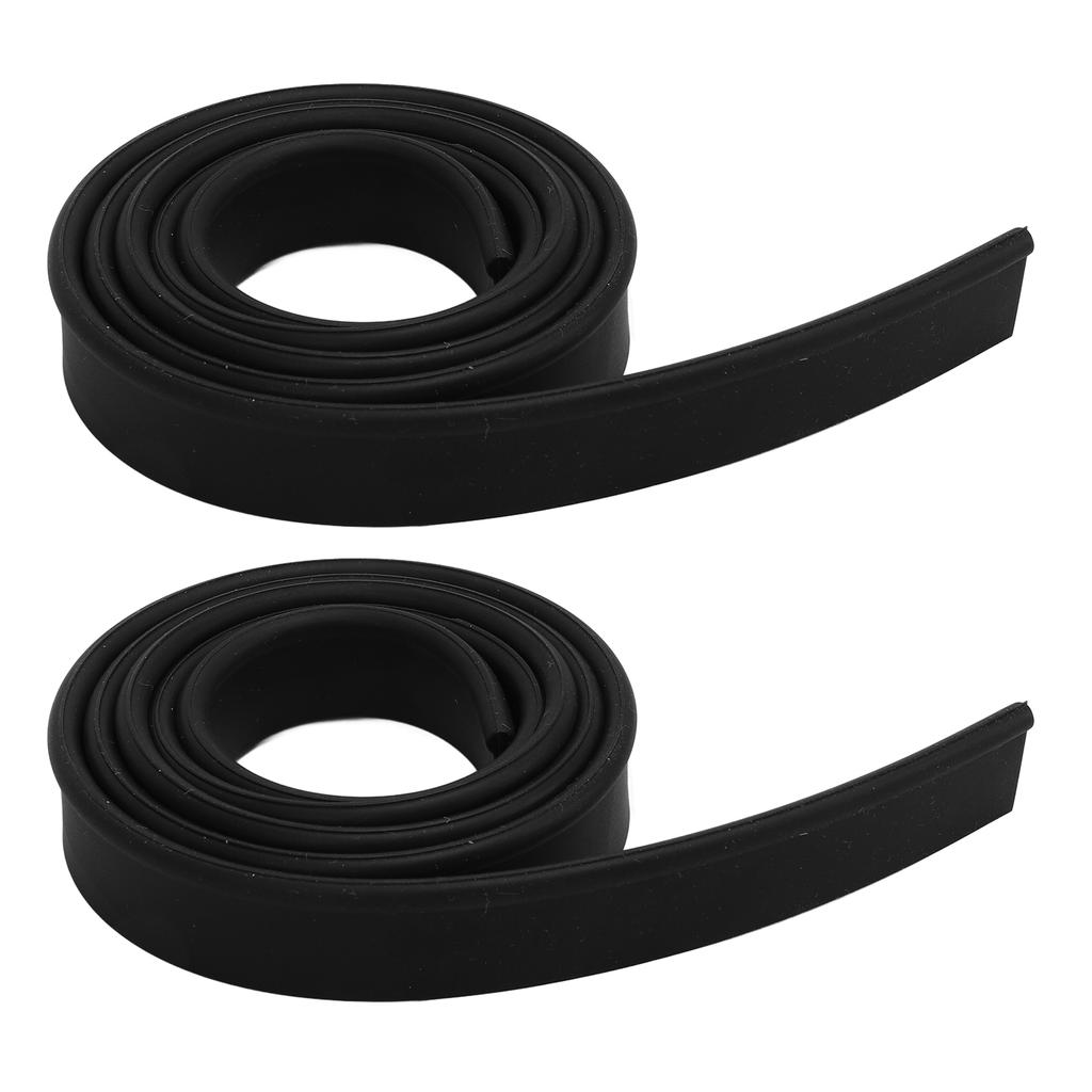 2 шт. сменные резиновые лезвия для скребка, вырезанные по размеру, сменная насадка для скребка для окон, стеклянных душевых кабин 