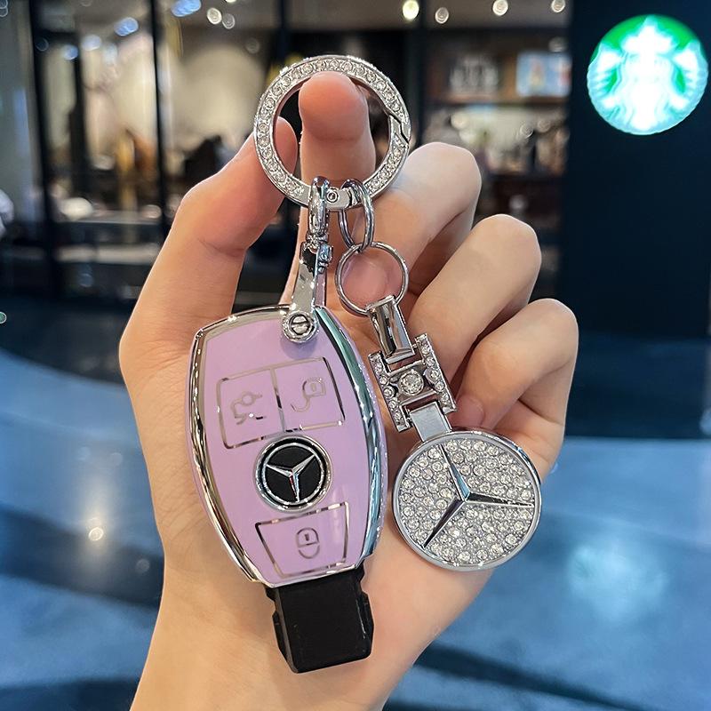 TPU чехол-оболочка для ключа автомобиля GLC GLB для Mercedes Benz AMG A B C E GL S GLA GLK CLS Класса W204 W205 W212 W176 W463 Брелок Аксессуары