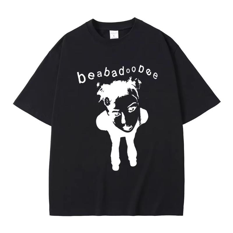 Футболка с графическим принтом певицы Beabadoobee, унисекс, женская мода, хлопковая, оверсайз, унисекс, повседневная, стиль Y2K, футболки с коротким рукавом
