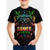 Cartoon Style Short Sleeved 3D Digital Printed Fashion T-shirt for Children Shirt