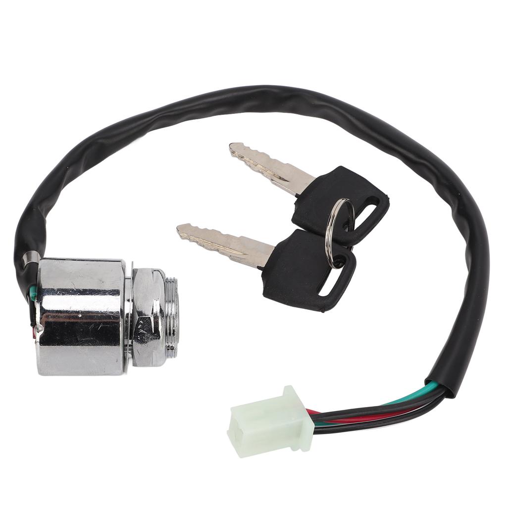 4 Wire Ignition Key Switch for 50cc 70cc 90cc 110cc 125cc 250cc ATV Quad Dirt Bike Scooter Motorcycle