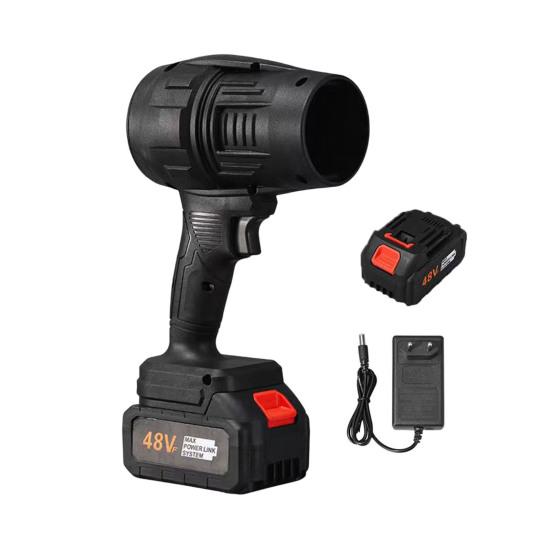 Беспроводной мощный реактивный вентилятор с высокоскоростным бесщеточным двигателем мощностью 1050 Вт, работающий от аккумулятора, ручной канальный турбовентилятор высокой мощности