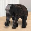 Animal Sculpture Collectible Figurine Collection Ornament Resin Elephant Statue Desktop Figure for