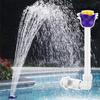 Pool Flower Shaped Sprinkler Wide Sprinkle Distance Adjustable Waterfall Fountain Easy Operation Decorative Sprinkler Head