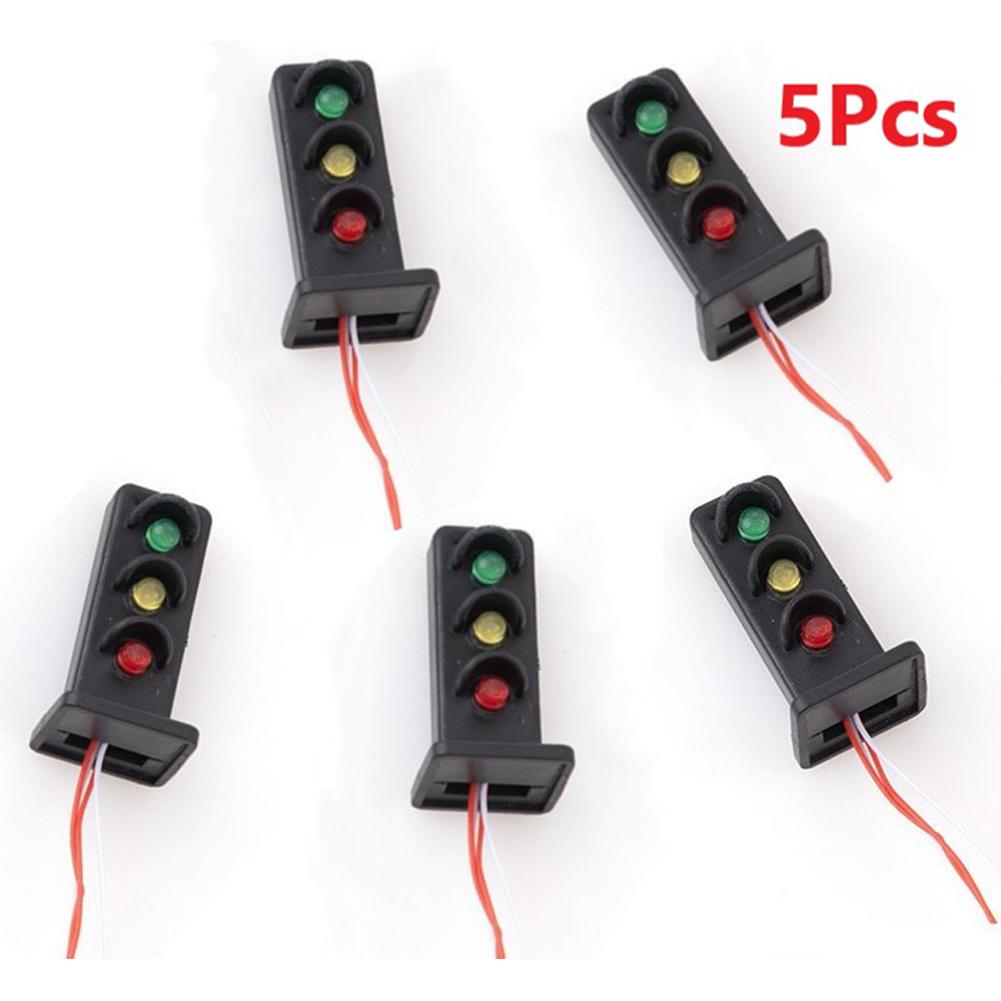 Светодиодный железнодорожный сигнальный фонарь для украшения пейзажа 3 В/12 В