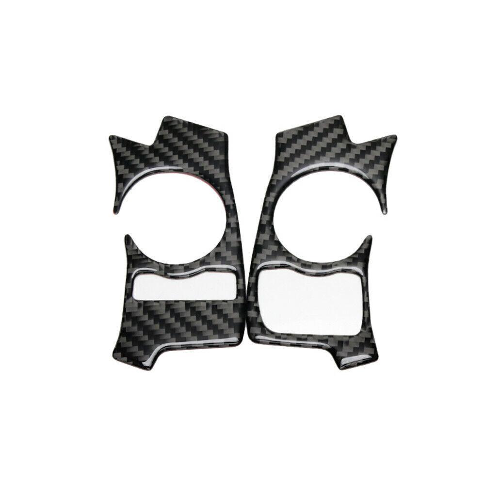 Carbon Fiber Steering Wheel Button Cover Trim For Lexus IS250 IS350 2013-2017