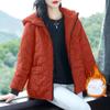 Winter Cotton Jacket Women's Padded Outerwear Loose Zipper Pocket Down Cotton Clothes Female Parkas