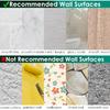 Shower Caddy Adhesive Strips, Replacement Stickers for Shower Shelves and Soap Holders, Kitchen and Bathroom Wire Rack, 6 Pack