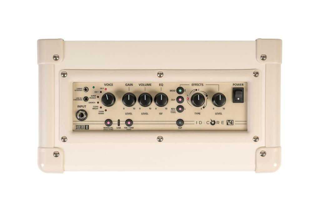 Blackstar V4 Stereo 10 Стереогитара Идеально подходит для домашних занятий и живых выступлений Снижение мощности 6 Расширяемых голосов Double Cream Усилитель IDCore, Стриминг,