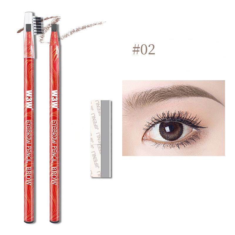 Нить-карандаш для бровей, водонепроницаемый, не размазывающийся, визажист, твердый стержень