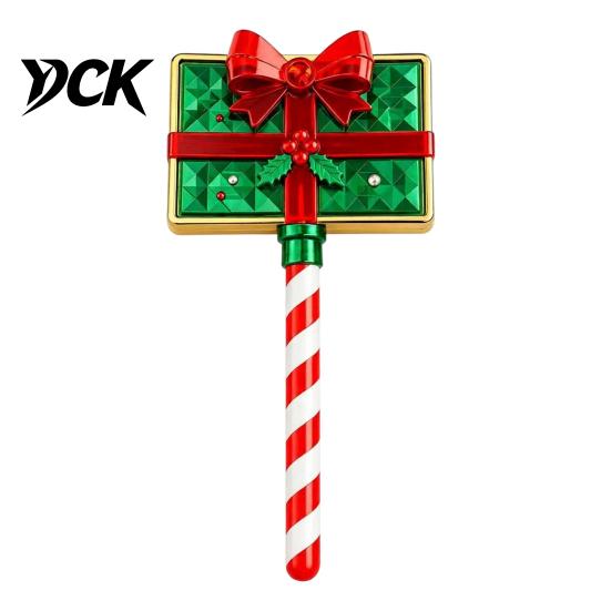 Convenient Checkout Payment Wand Christmas Tap-to-Pay Wand, Candy Cane Handle Credit Card Holder, Cute Magic Holder for Santa Snowman Tree Gingerbread