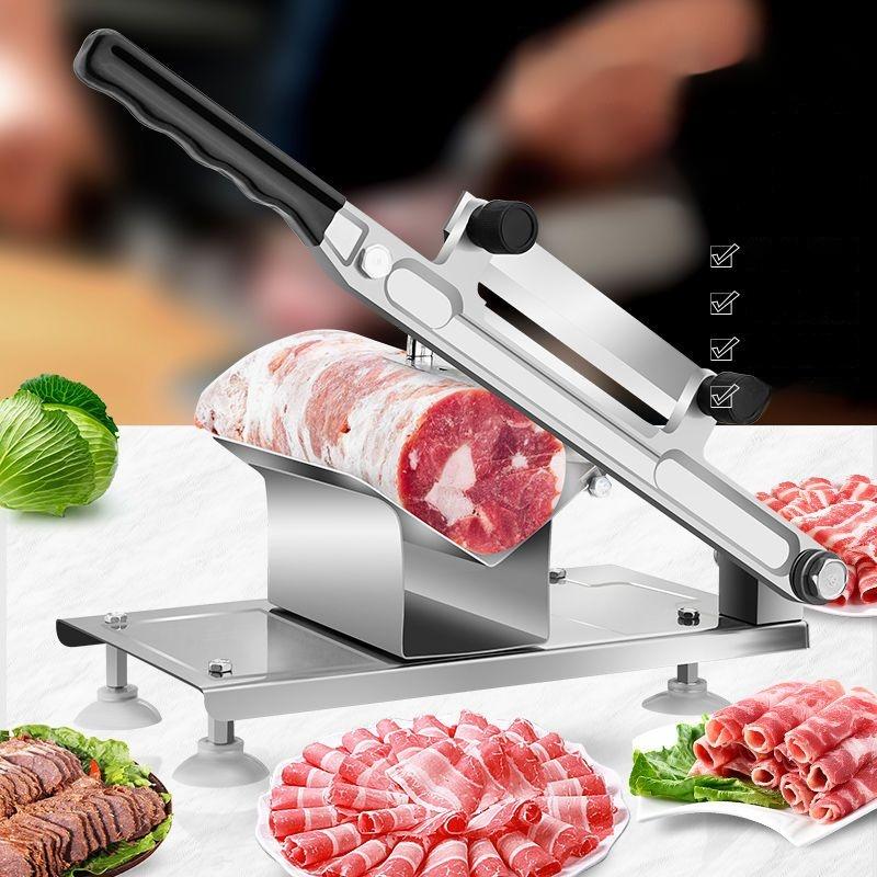 Замороженный резак для мяса, ломтерезка для баранины, коммерческий ручной резак для рисовых пирогов Ejiao Kitchen для приготовления пищи в горшке для барбекю