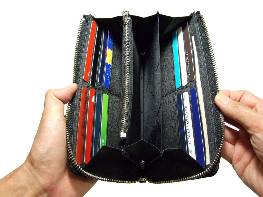 Current Long Wallet Round Zipper Wallet Steer X [Porter] 052-02210 (Cow Embossed, 1.(Navy) Navy)