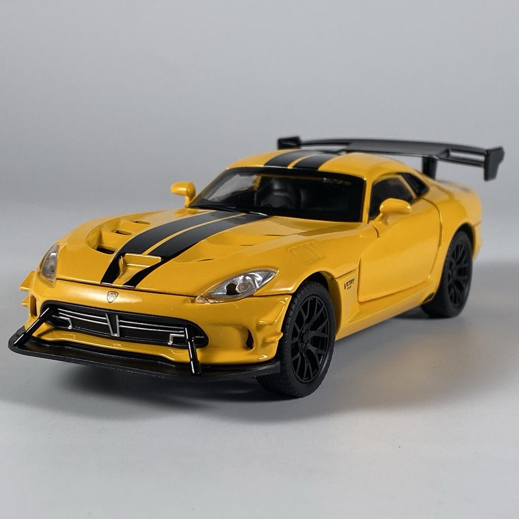1:32 Dodge Viper ACR Огромный Спортивный Автомобиль Металлический Литой Модель Автомобиля Высокая Симуляция Домашние Модные Игрушки Украшения Праздничный Подарок