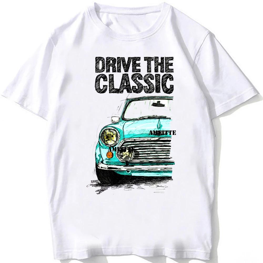 Drive The Classic Cooper Sport T-Shirt Men Short Sleeve Hip Hop Boy Casual Tees Harajuku Small Car Design Funny White Tshirt