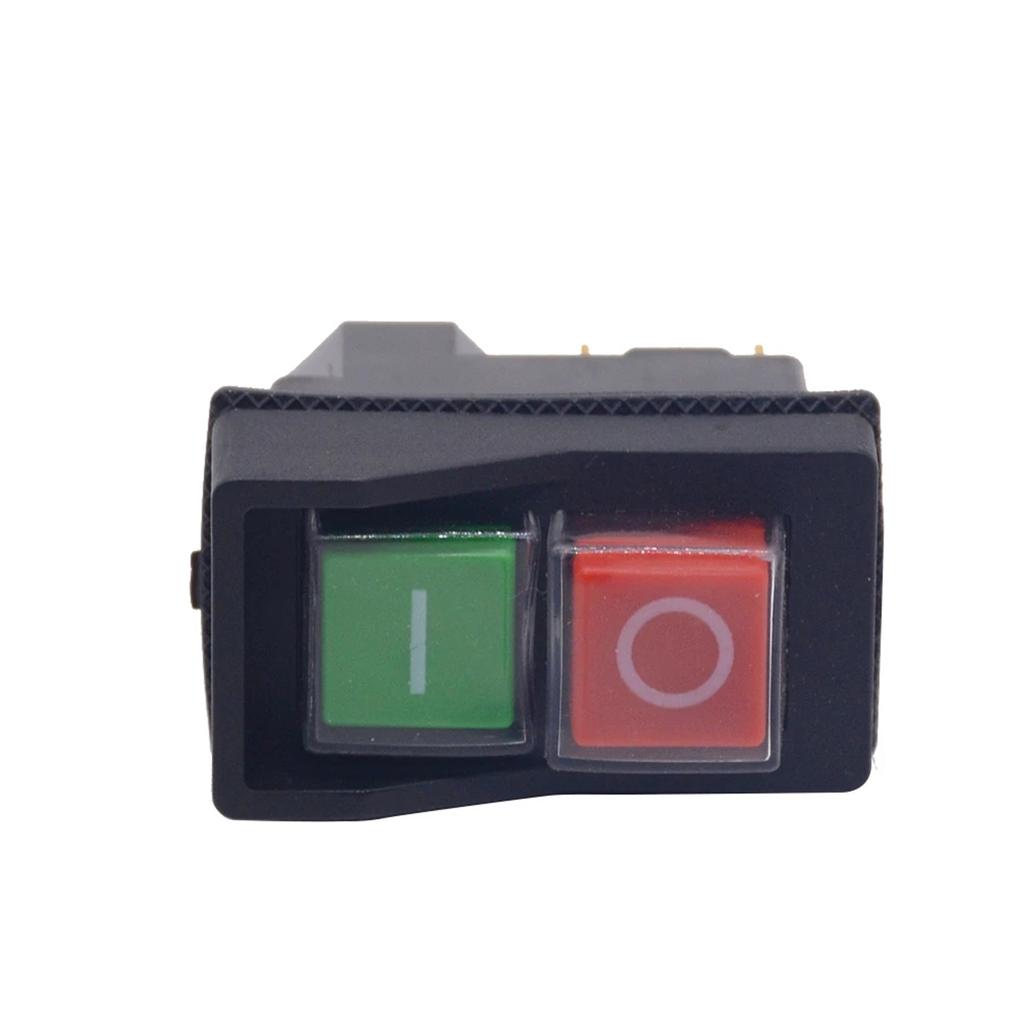 IP55 Waterproof Push Button Switch Electromagnetic Switch 4 Pin 16A Magnetic Starter Power Tool Safety Switches