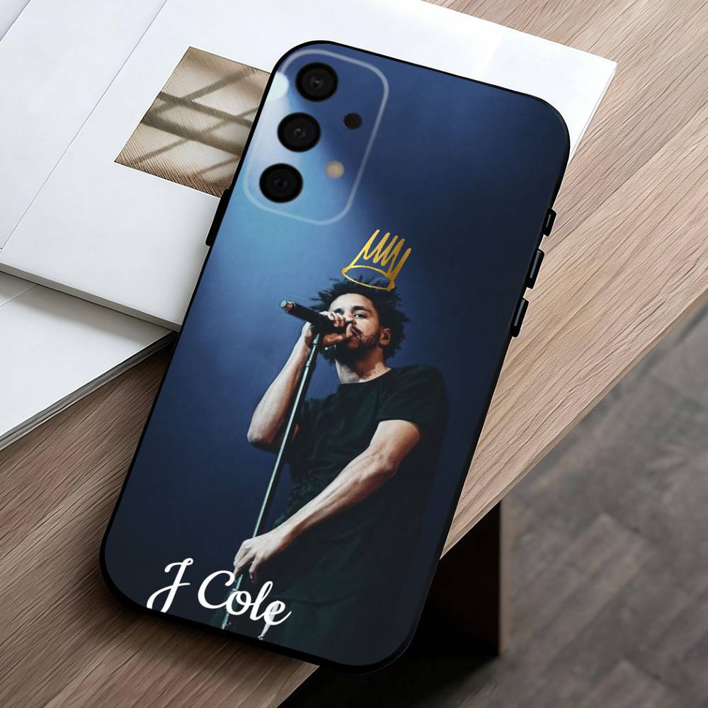 Чехол для телефона рэпера и певца J-J C-Cole-E для Samsung Galaxy A73, A72, A71, A70, A53, A52, A51, Других Мягкий Черный Корпус