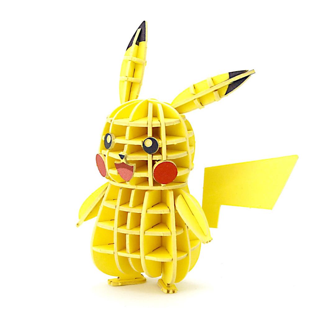 PLUS Pikachu 3D Paper Puzzle DIY Craft Kit for Kids and Adults Educational Toy for Boys and Girls 3D Perfect Gift for Adults si-gu-mi Pokémon - - -
