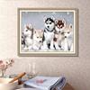 DIY Diamond Painting Group of Dogs Cross Stitch Kit Mosaic Art Diamond Painting Full Circle/Square Diamond Home Decoration