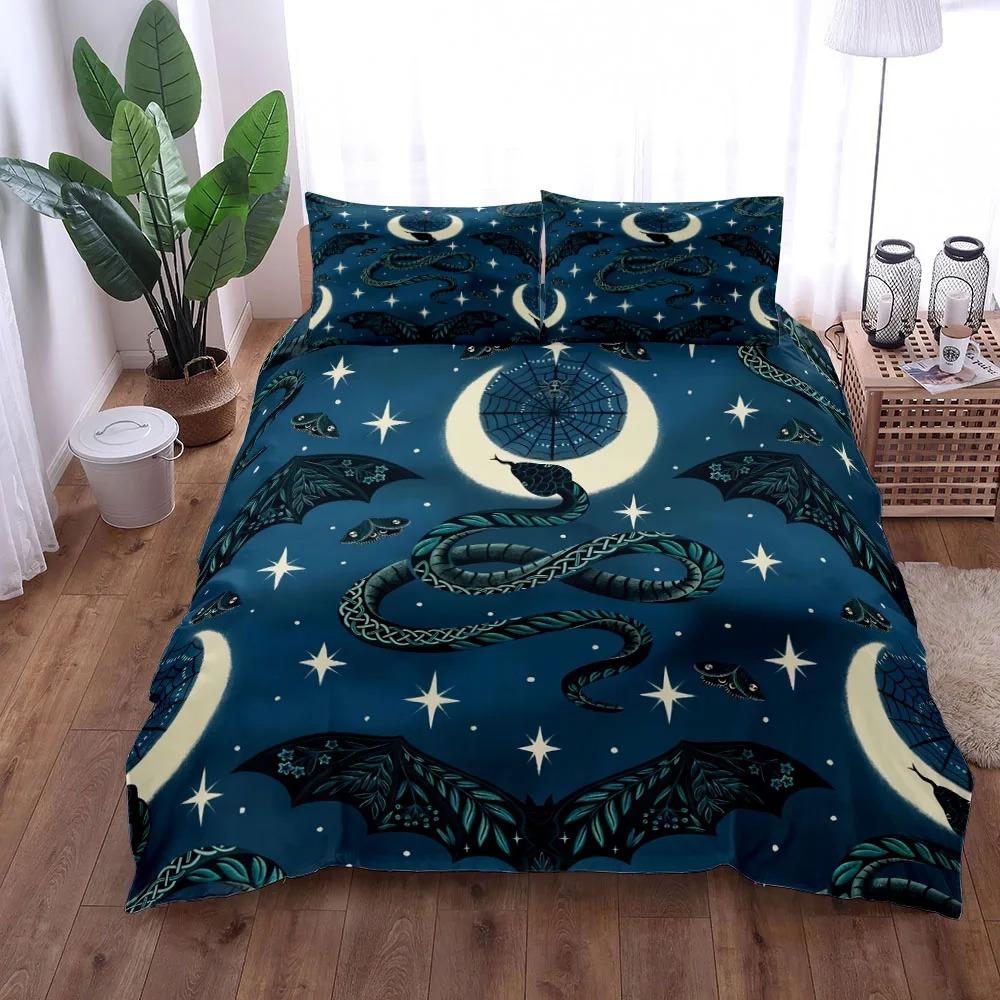 Moon Surface Duvet Cover Set King Queen Double Full Twin Single Size Комплект постельного белья