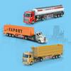Engineering Vehicle Toys Pull-Back Alloy Locomotive Transport Truck Tank Truck Model Children's Toy Gift