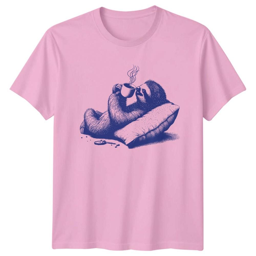 Just Five More Minutes Sloth Coffee TShirt Sleepy Animal Wildlife Birthday Gift