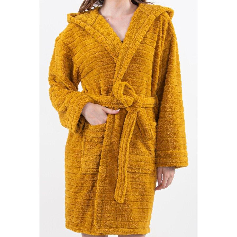 Женский зимний халат Welsoft с капюшоном и халатом