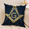 FFreemason Painting Cushion Cover Soft Plush Fabric DoubleSided Printed Sofa Cushion Cover for All Seasons Home Decor Gift