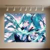 Hatsune Miku Girl Photo Kid Gift Party Cartoon Childrens Birthday Gift Party Baby Shower Decoration Photography Background Prop