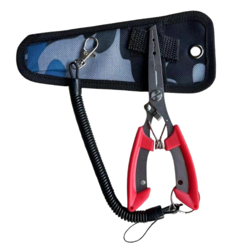 1 Set Split Ring Opener Fishing Pliers Portable Fishing Line Cutter Angling Helper