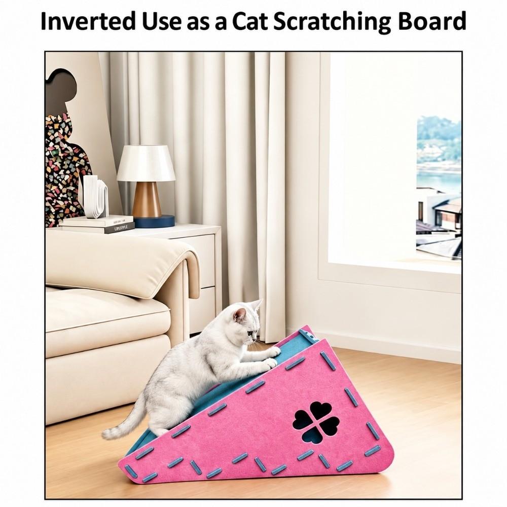 Non-Slip Cat Steps Durable Pet Ramp Scratching Post Pet Stairs Bedside