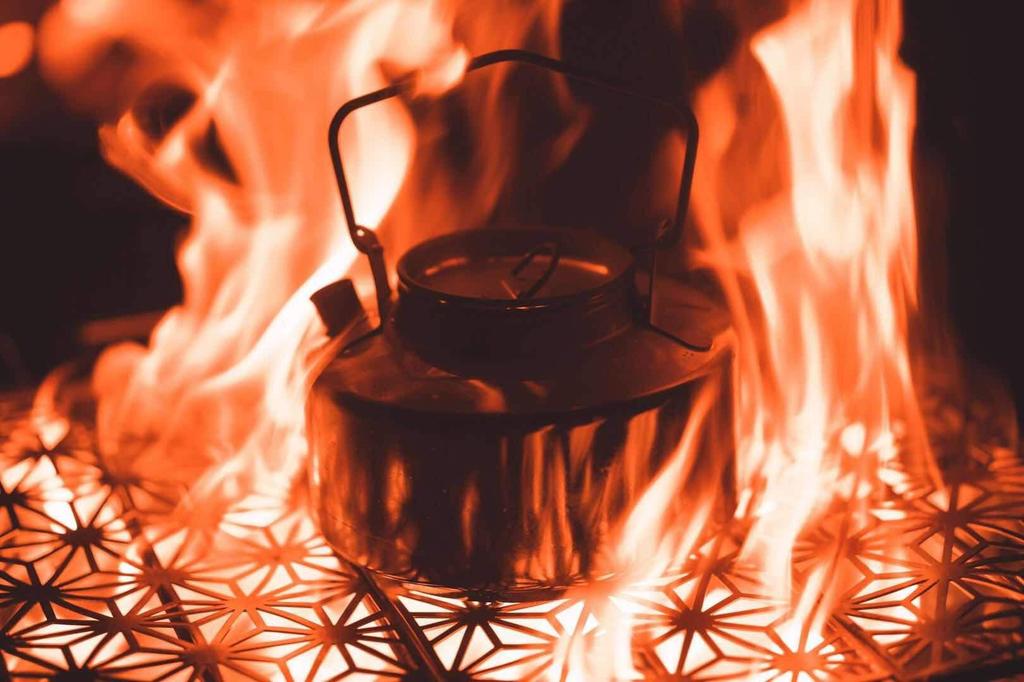 Camping Moon Bonfire Trive Bonfire Grill Stainless Steel Round Bar Cooker Stand Bonfire Rostle Multi Iron Legs Comes with Canvas Case 2 hemp leaf top