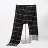 Plaid Long Scarf Winter Warm Cashmere Women Pashmina Foulard Bandana Scarves Female Luxury Hijab Tassel Shawl Wraps New