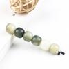 Natural Bodhi Root Flowered Green Barrel Beads 12x13MM - Handmade DIY 108 Beads Accessories