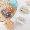 Ocean Series Pearl Shell Hairpin Grab Clip Personalized Creative Shark Clip Back Head Disc Hair Grab Hair Accessories