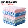 Coral Fleece Dishcloths Super Absorbent Thicken Scouring Pads Washing Cloths Dry and Wet Clean Towel Kitchen Cleaning Rags Tools