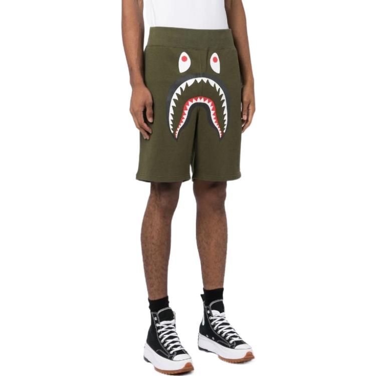 A Bathing Ape Bape Повседневные шорты Мужские Зеленые Умеренные 1I30153022OLIVEDRAB