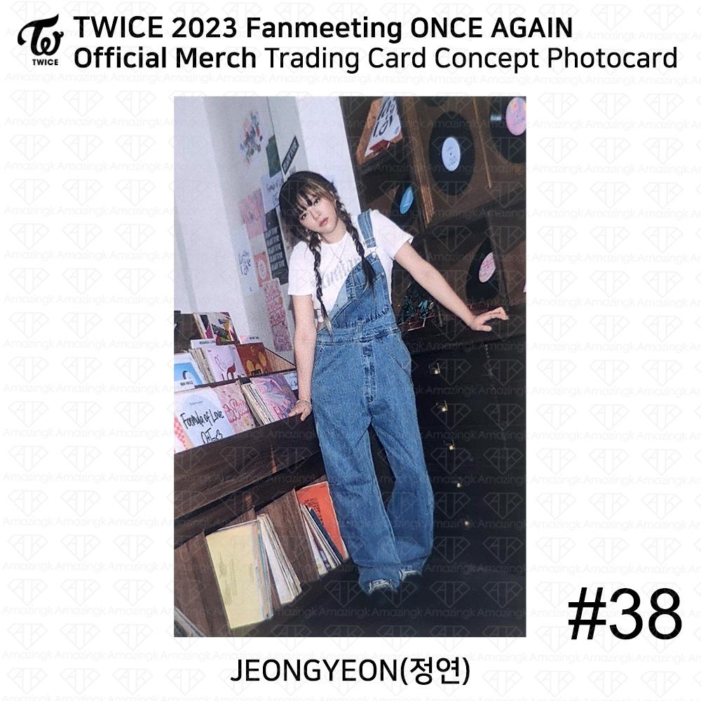 Twice Фан-встреча «ONCE AGAIN» в честь 8-й годовщины. Всплывающая карточка с коллекционной карточкой MD.