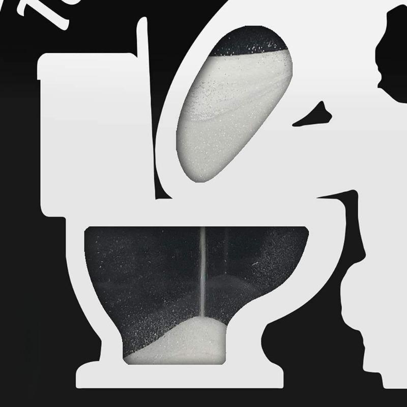 Туалетный таймер, туалетные песочные часы, пятиминутный туалетный стиль, игрушка для снятия стресса, туалетные песочные часы, забавный подарок