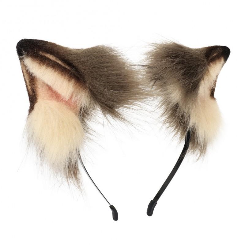 Handmade Siamese Cat Ear Headband Cosplay Accessory Lolita Anime Convention Costume