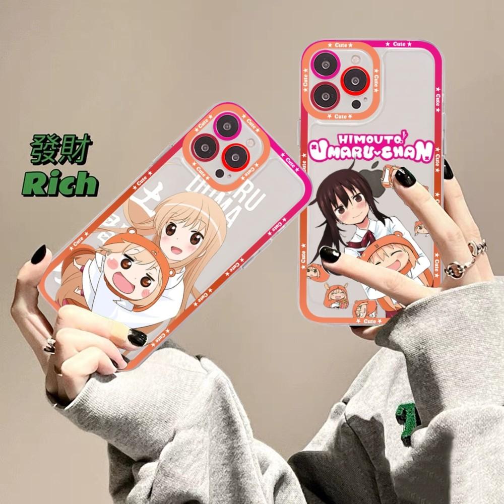 Чехол для телефона с аниме Himouto Umaru-chan Для iPhone 15 13 14 Pro Max XS XR 12 11 Pro 13 Mini Мягкий прозрачный задний чехол