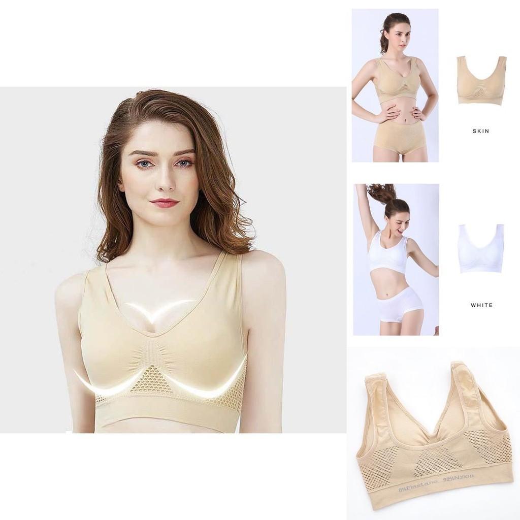 Breathable Hollow Out Padded Sports Bra For Women In Plus Size For Yoga And Gym
