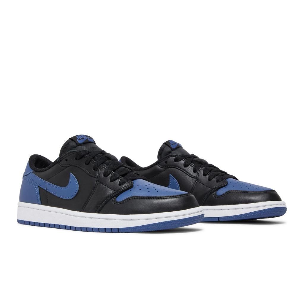 Womens Air Jordan 1 Retro Low OG 'Mystic Navy' (women's sizes) Black / White / Mystic Navy Vintage Basketball Shoes CZ0775 041
