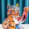 Graffiti Lucky Cat Figurines Resin Animal Model Abstract Geometry Fortune Cat Statues for Interior Home Decoration