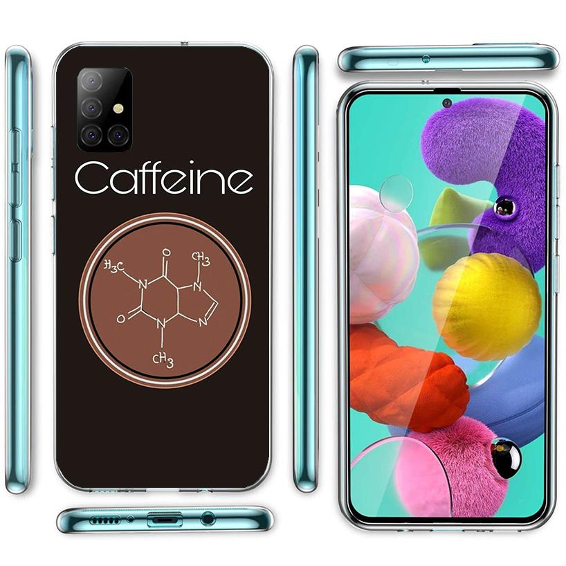 Coffee Wine Cup Cover Phone Case For Samsung Galaxy A12 A22 A32 A52 A72 A02S Phone Case Note 20 Ultra 10 S10 Plus A51 A71 A50S A