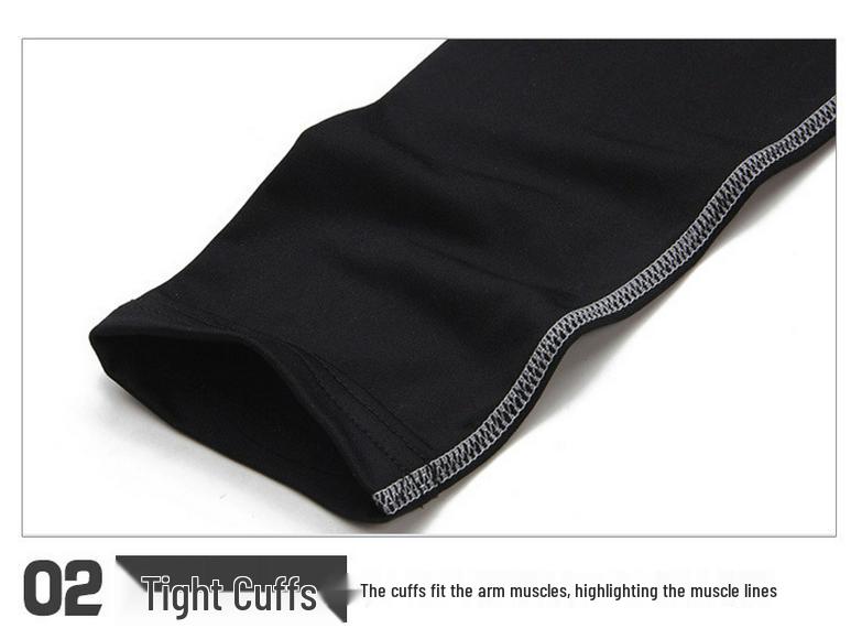 Мужская спортивная футболка с плотной посадкой и быстрым высыханием для тренировок, бега, плавания и фитнеса