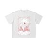 Хлопковая футболка унисекс Gachiakuta V1 Rudo Print, плотность 260 г/м², двойная пряжа, 32 нити, 100% хлопок, тяжелый хлопок