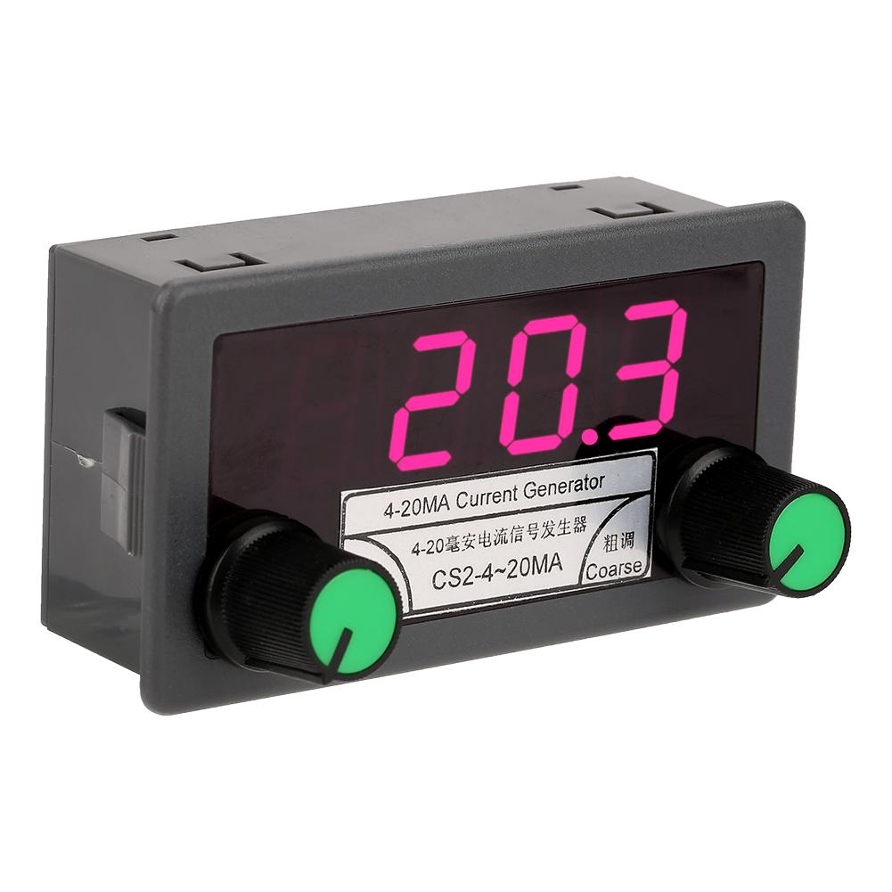 CS2-4-20MA Digital Current Analog Signal Generator Coarse/Fine Tuning Constant Current Output Digital Current Generator