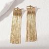 Ladies' fashionable tassel unique high-end earrings suitable for daily wear, gatherings, and holiday gifts